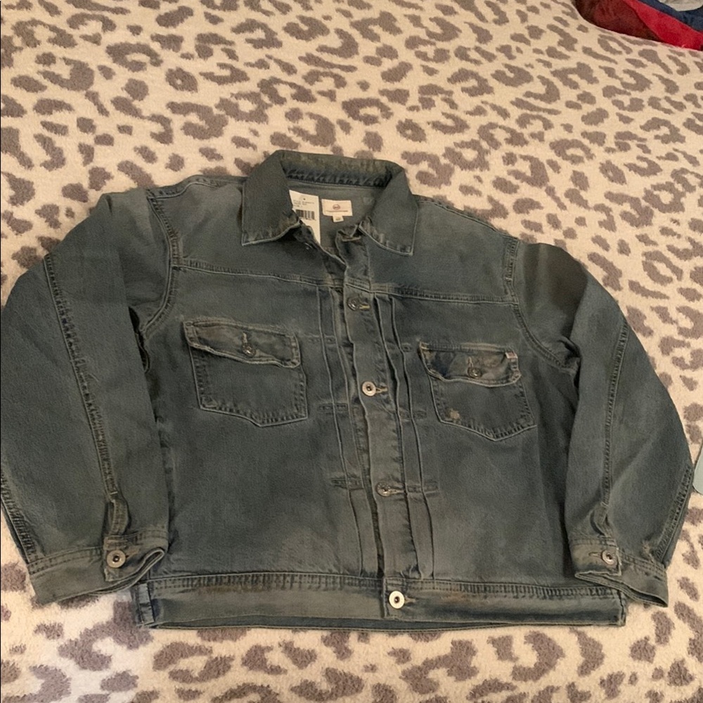 Ag Adriano Goldschmied
denim jacket.size large color denim blue - Picture 4 of 12